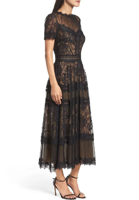 Black Camilla Lace Dress Shift Classic Vintage