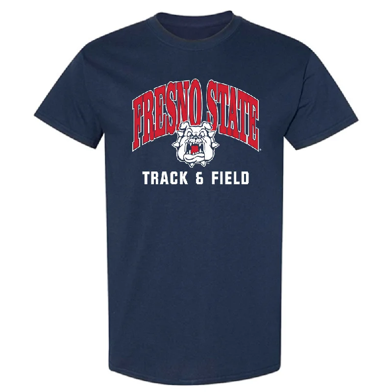 Fresno State - NCAA Women's Track & Field : Anne Remlinger - Classic Shersey T-Shirt-- Jersey Fabric Tulle Fabric Batik Fabric