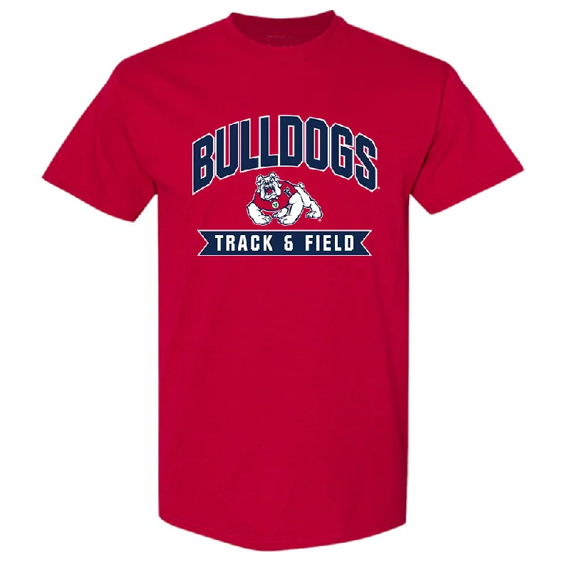 Fresno State - NCAA Women's Track & Field : Anne Remlinger - Classic Shersey T-Shirt-- Satin Fabric Silk Fabric Chiffon Fabric