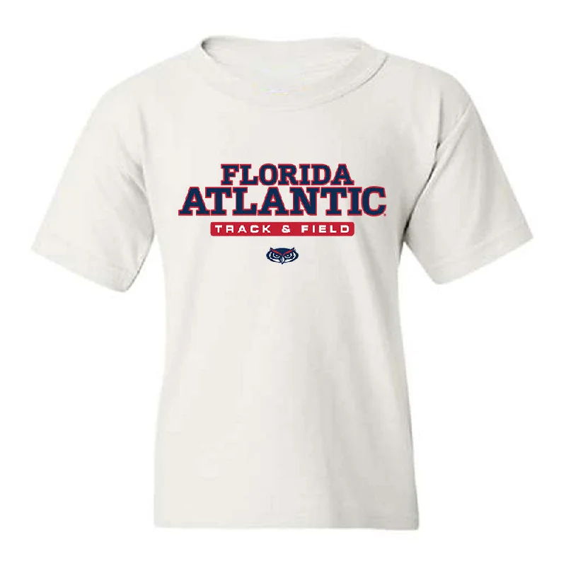 FAU - NCAA Women's Track & Field : Laura Kuhn - Classic Shersey Youth T-Shirt-- Terry Blend Velvet Blend Canvas Blend