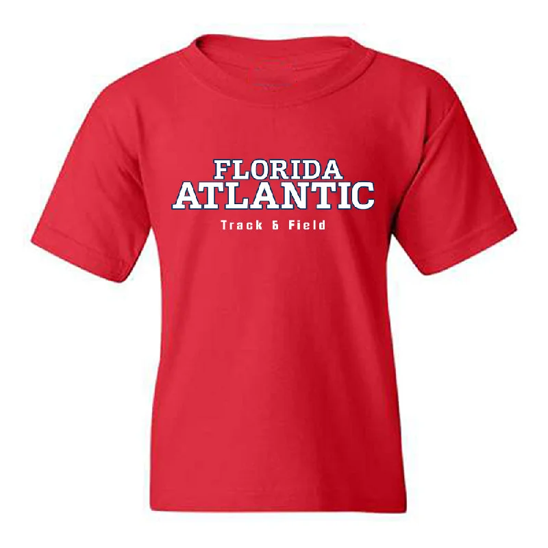 FAU - NCAA Women's Track & Field : Laura Kuhn - Youth T-Shirt-- Spandex Blend Rayon Blend Denim Blend