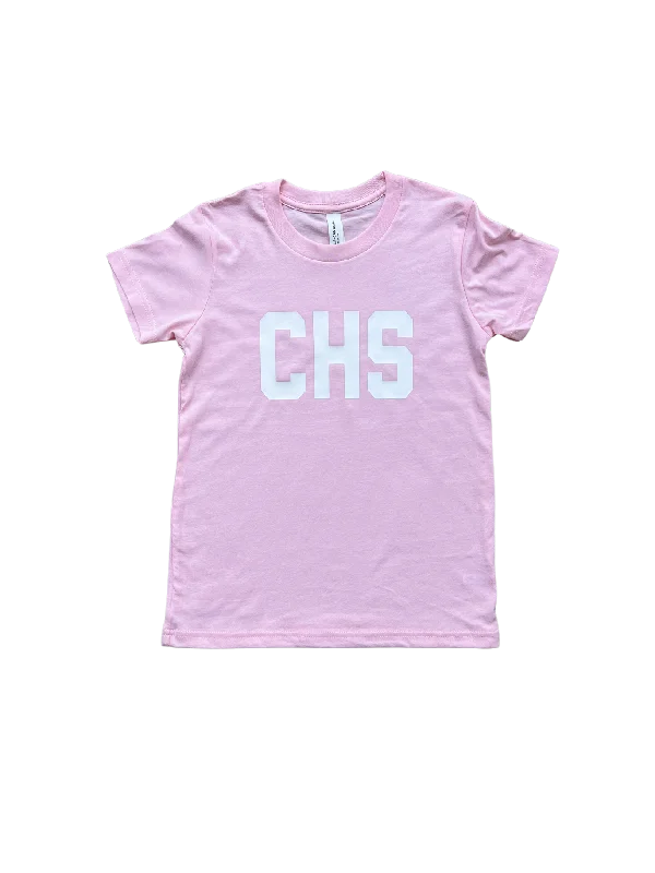 CHS Shirt - Pink-- Denim Fabric Leather Fabric Suede Fabric