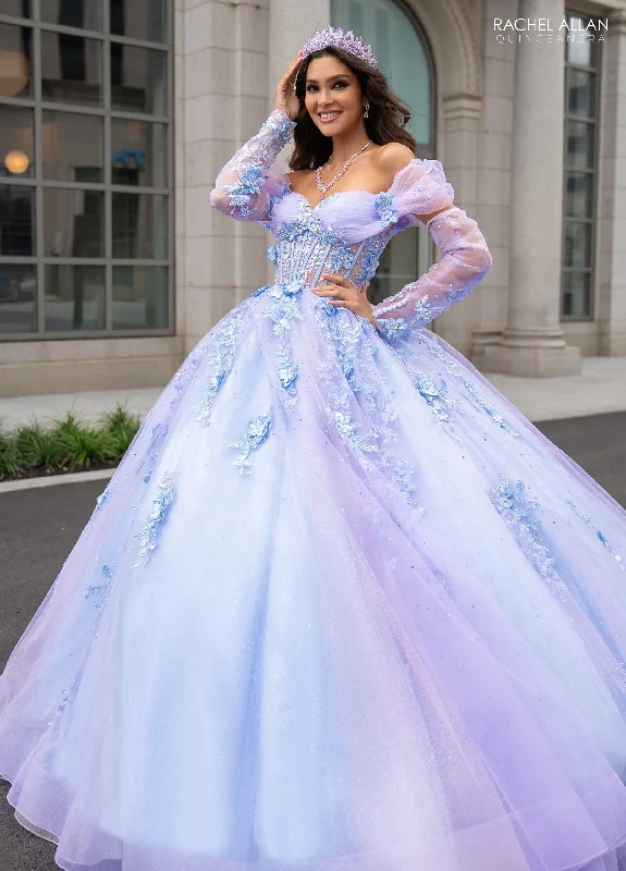 Off Shoulder Corset Quinceanera Dress by Rachel Allan RQ2188 Tunics Chic fashionable