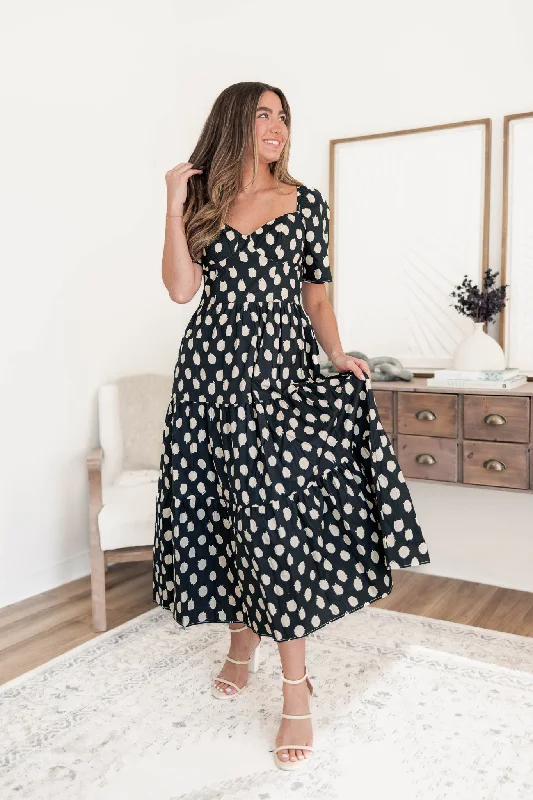 Audrey Polka Dot Dress Tunics Stylish modern