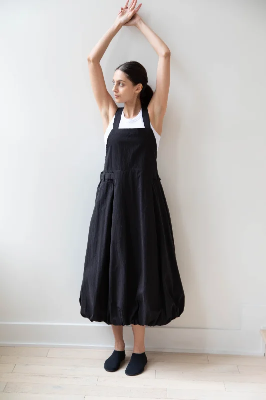 Laboratory | Balloon Salopette Dress in Black Tunics New arrival