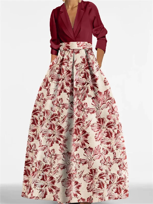 Burgundy&Burgundy Floral