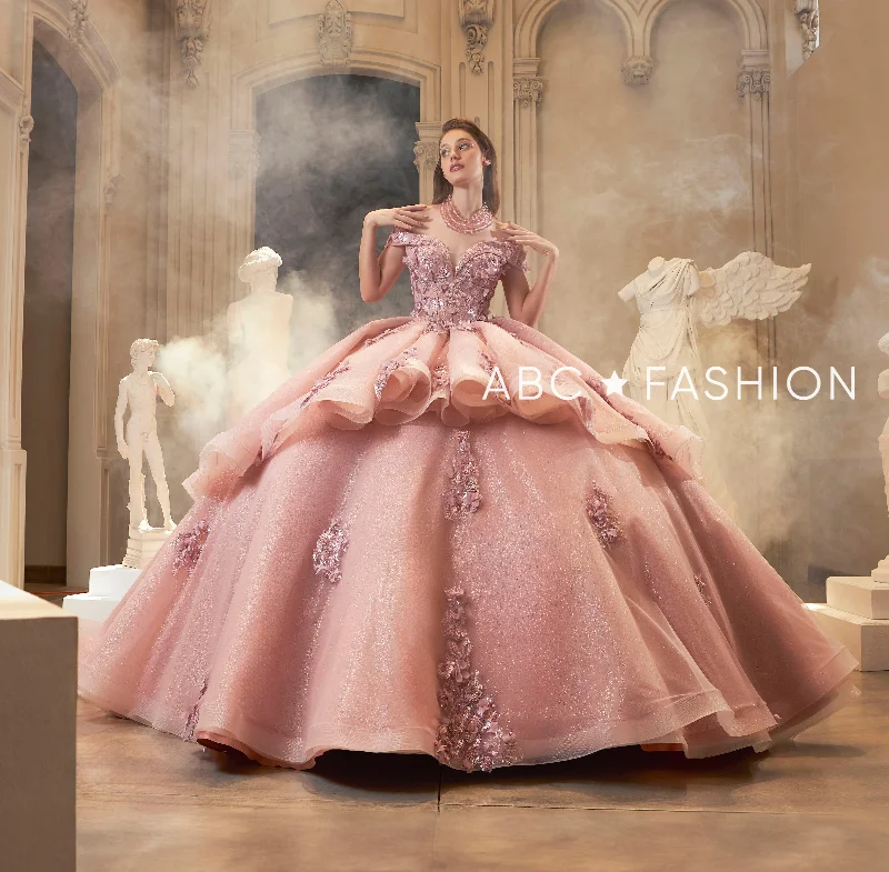 Off Shoulder Quinceanera Dress by Ragazza EV60-660 Tunics Leisure comfortable