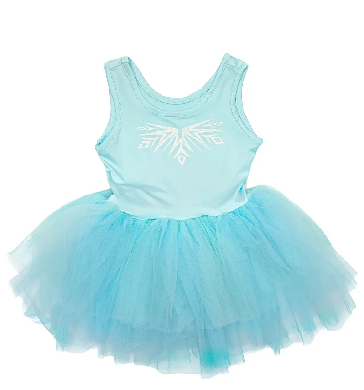 Elsa Ballet Tutu Dress (5-6) Tunics Satin smooth