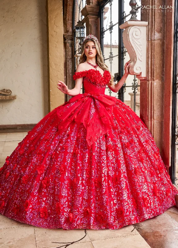 Off Shoulder Quinceanera Dress by Rachel Allan RQ1141 Tunics Fall fleece