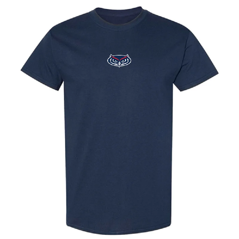 FAU - NCAA Women's Track & Field : Laura Kuhn - T-Shirt-- Mesh Blend Leather Blend Suede Blend