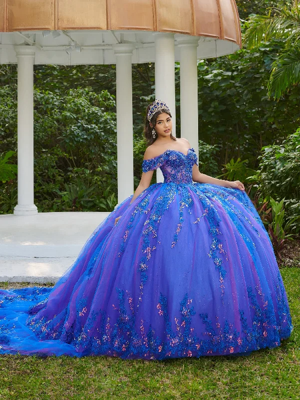 Off Shoulder Quinceanera Dress by LizLuo Fiesta 56524 Tunics Luxurious high-end