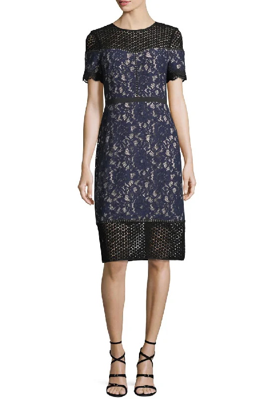 Black & Navy Aknar Lace Dress Tunics Versatile functional