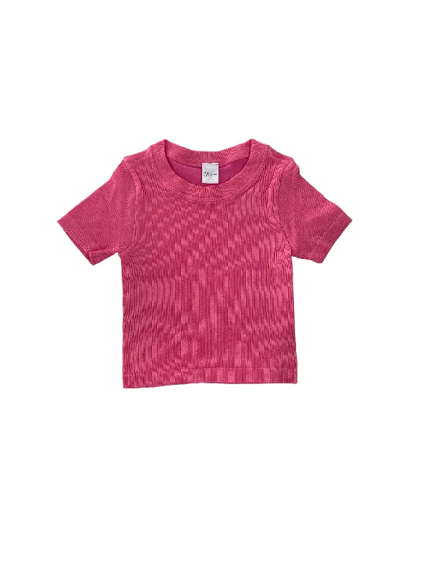 Seamless Ribbed T-Shirt-- Notch Collar Peter Pan Collar Cowl Neck