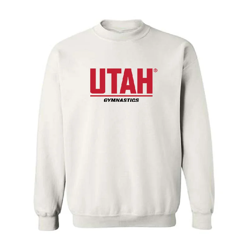 Utah - NCAA Women's Gymnastics : Jaylene Gilstrap - Classic Shersey Crewneck Sweatshirt Hoodie with Bell Sleeves Flared Feminine