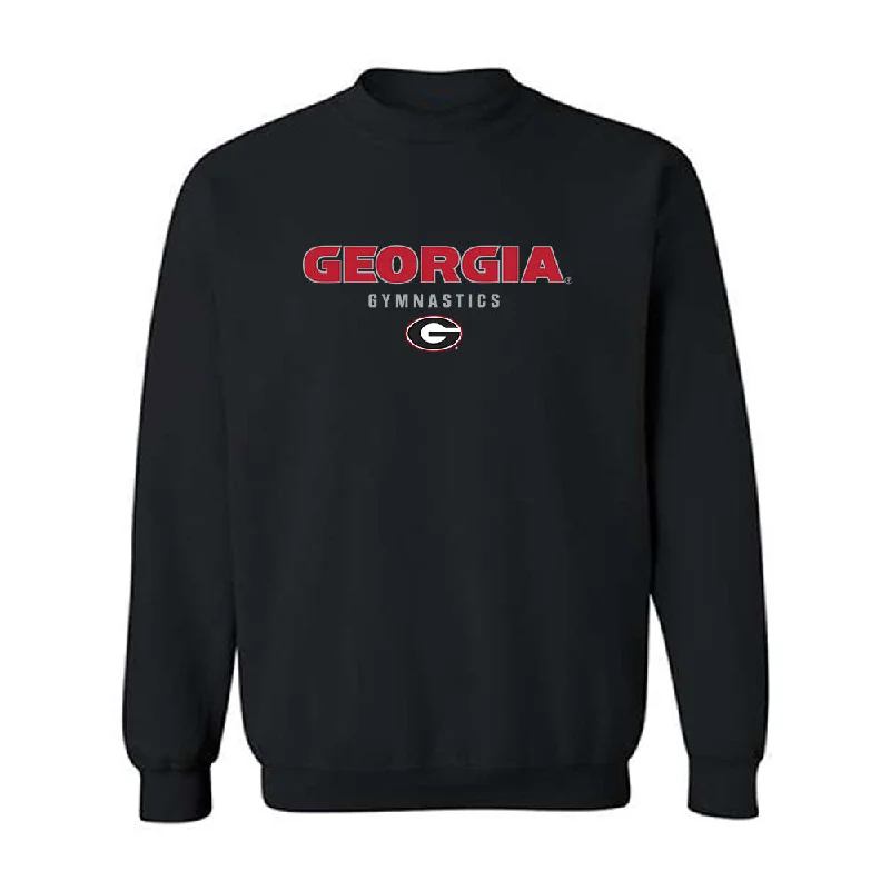 Georgia - NCAA Women's Gymnastics : Alexis Czarrunchick - Classic Shersey Crewneck Sweatshirt Hoodie with Pattern Geometric Abstract