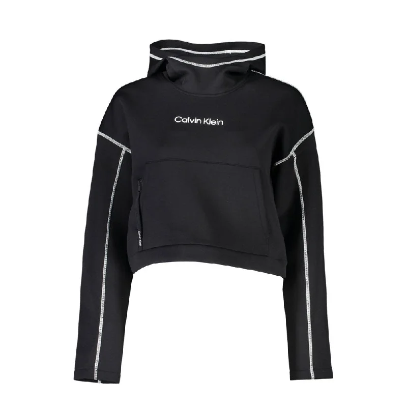 Chic Hooded Sweatshirt With Contrasting Details Hoodie with Longline Fit Extended Stylish