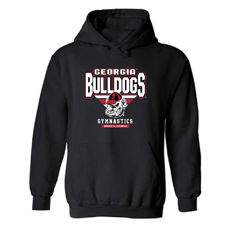 Georgia - NCAA Women's Gymnastics : Brooke Gleichowski - Classic Fashion Shersey Hooded Sweatshirt Hoodie with Relaxed Fit Easy Casual