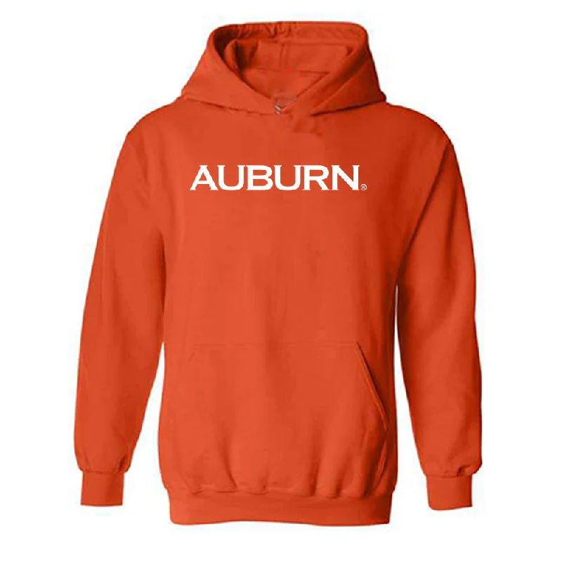 Auburn - NCAA Women's Gymnastics : Anna Hill - Generic Shersey Hooded Sweatshirt Hoodie with Half-Zip Sporty Casual