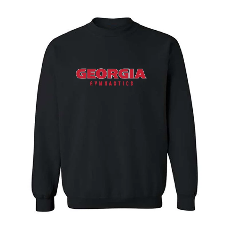 Georgia - NCAA Women's Gymnastics : Zora Morgan - Classic Shersey Crewneck Sweatshirt Hoodie with Hem Embroidery Detailed Premium