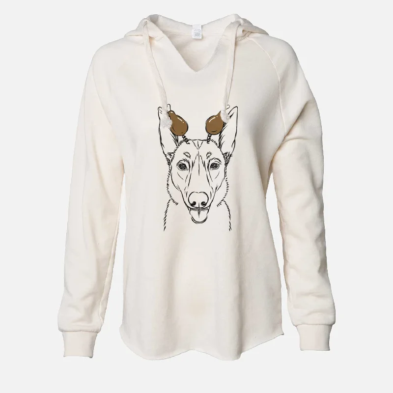 Thanksgiving Lyric the Belgian Malinois - Cali Wave Hooded Sweatshirt Hoodie with Hem Detail Decorative Unique