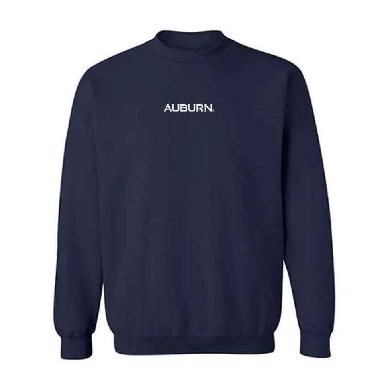 Auburn - NCAA Women's Gymnastics : Anna Hill - Replica Shersey Crewneck Sweatshirt Hoodie with Belted Waist Structured Tailored