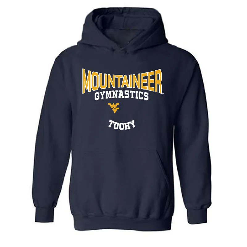 West Virginia - NCAA Women's Gymnastics : Taylor Tuohy - Classic Fashion Shersey Hooded Sweatshirt Hoodie Dress Longline Feminine