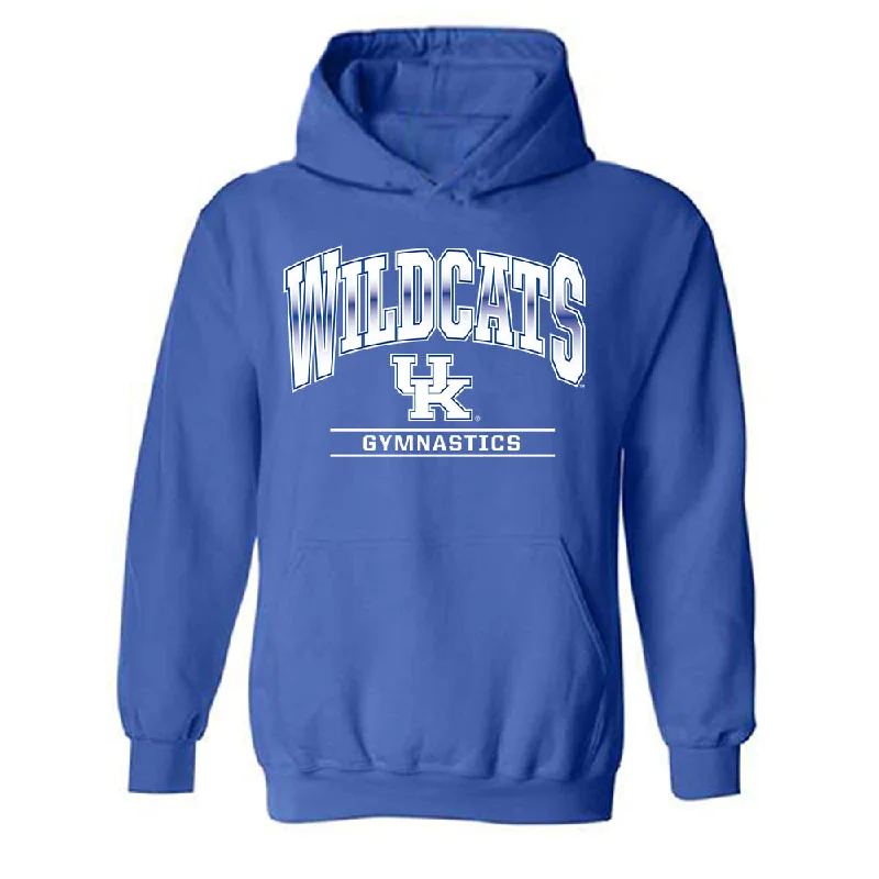 Kentucky - NCAA Women's Gymnastics : Cadence Gormley - Classic Shersey Hooded Sweatshirt Hoodie with High Neck Warm Protective