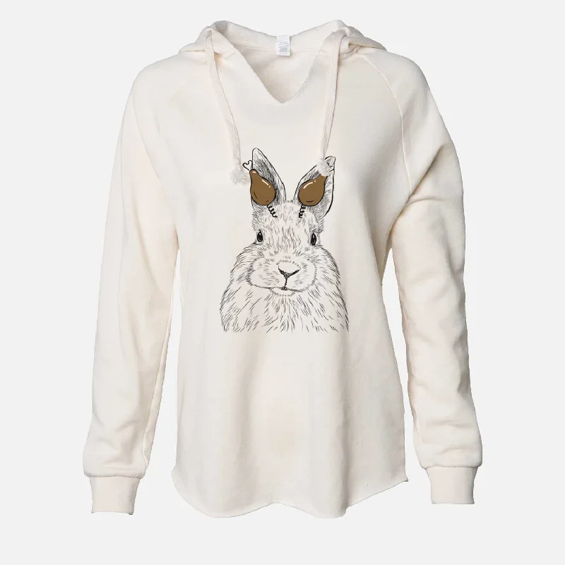 Thanksgiving Flower the Rex Rabbit - Cali Wave Hooded Sweatshirt Hoodie with Magnetic Closure Innovative Modern