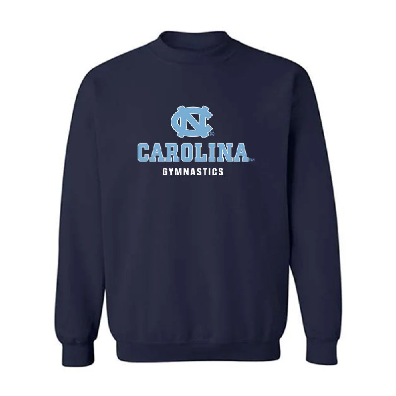 UNC - NCAA Women's Gymnastics : Regan McBride - Classic Shersey Crewneck Sweatshirt Hoodie with Toggle Buttons Decorative Unique