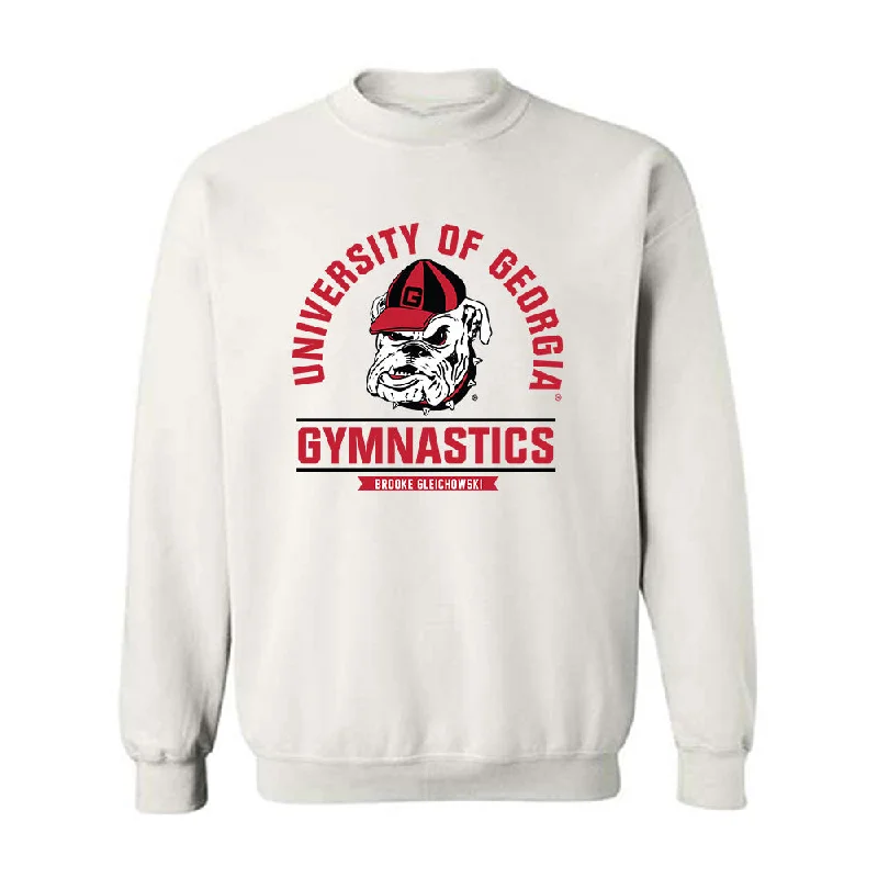 Georgia - NCAA Women's Gymnastics : Brooke Gleichowski - Classic Fashion Shersey Crewneck Sweatshirt Hoodie with Cropped Fit Short Trendy