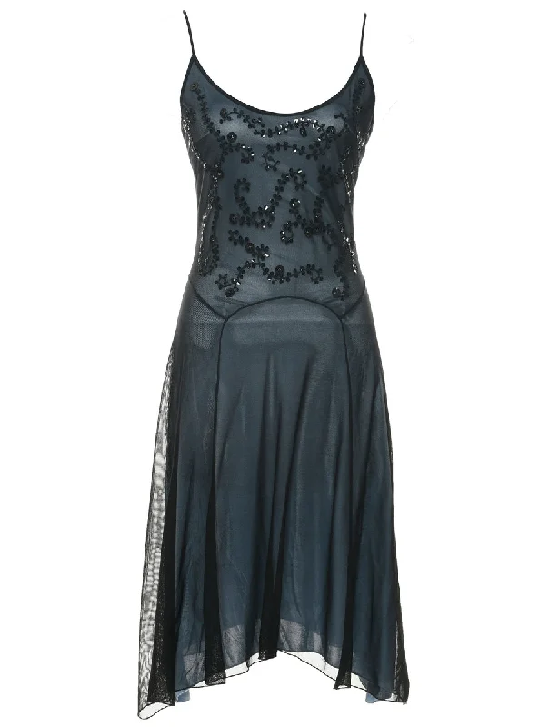 Black Evening Dress - XS