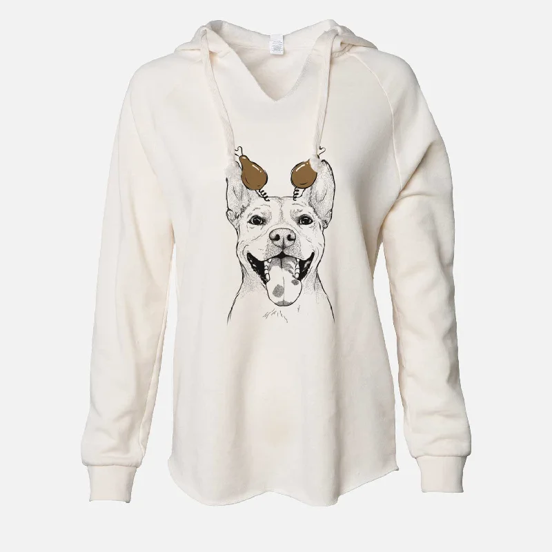 Thanksgiving Khaleesi the Carolina Dog - Cali Wave Hooded Sweatshirt Zip Hoodie Drawstring Kangaroo Pocket