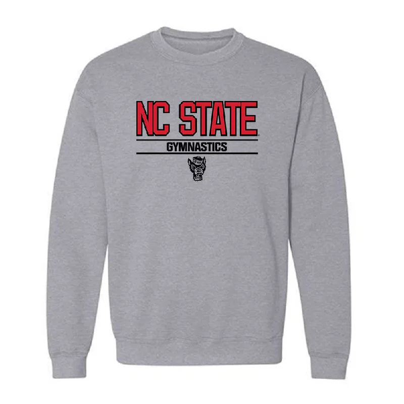 NC State - NCAA Women's Gymnastics : Raina Gandhi - Classic Shersey Crewneck Sweatshirt Hoodie with Thumb Holes Functional Cozy