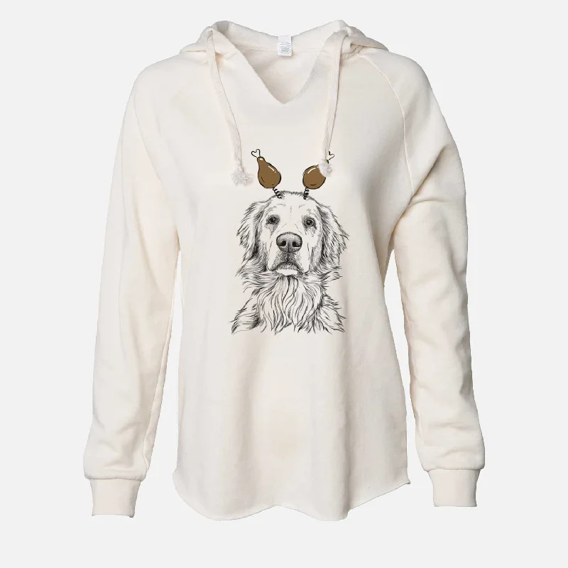 Thanksgiving Jake aroni the Golden Retriever - Cali Wave Hooded Sweatshirt Hoodie with Relaxed Fit Easy Casual