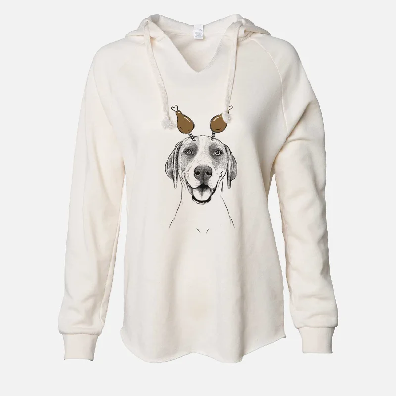 Thanksgiving Maggie the Treeing Walker Coonhound - Cali Wave Hooded Sweatshirt Hoodie with Crew Neck Simple Timeless