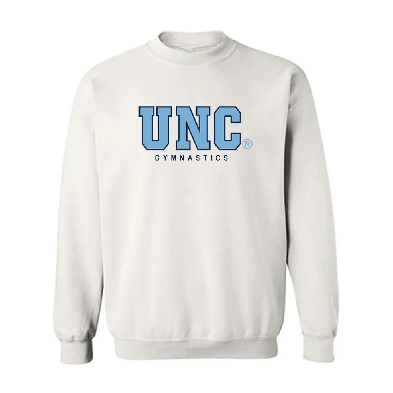 UNC - NCAA Women's Gymnastics : Jordan Valahovic - Classic Shersey Crewneck Sweatshirt Hoodie with Ribbed Cuffs Snug Fit Comfort