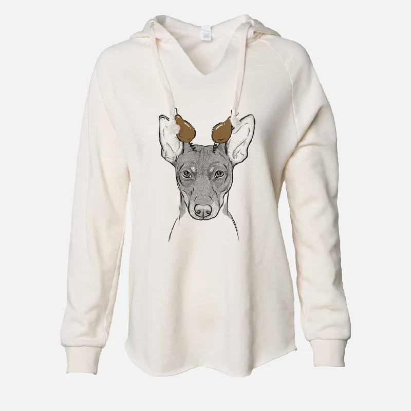 Thanksgiving Knox the Rat Terrier - Cali Wave Hooded Sweatshirt Hoodie with Hem Detail Decorative Unique