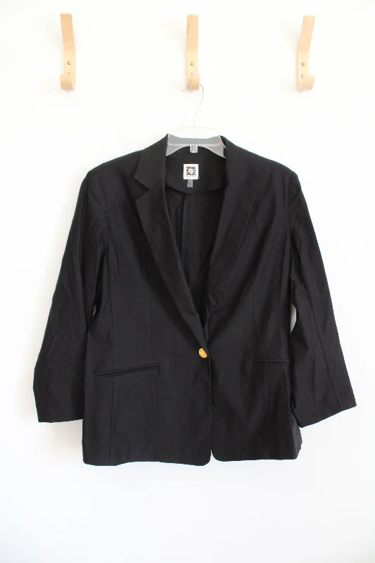 Anne Klein Black Blazer | L Women's Boutique Jacket