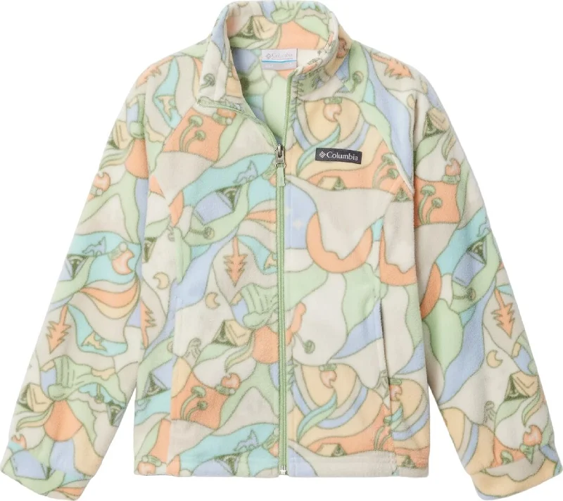 Benton Springs II Printed Fleece Jacket - Girls|-|Manteau en laine polaire imprimée Benton Springs II - Fille Collared Jacket Crew Neck Jacket Turtle Neck Jacket