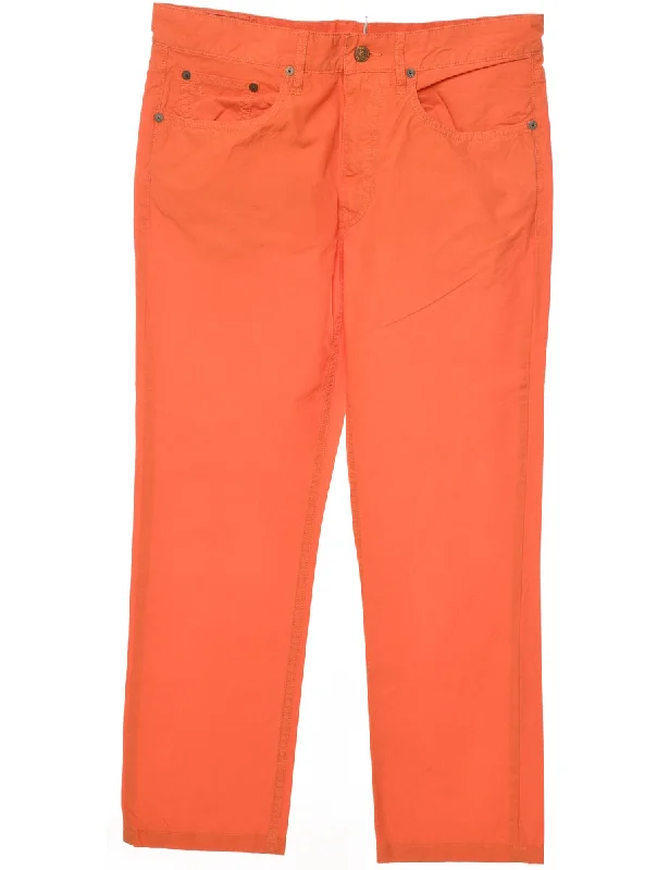 Ralph Lauren Orange Trousers - W34 L27 Trousers Office Stylish