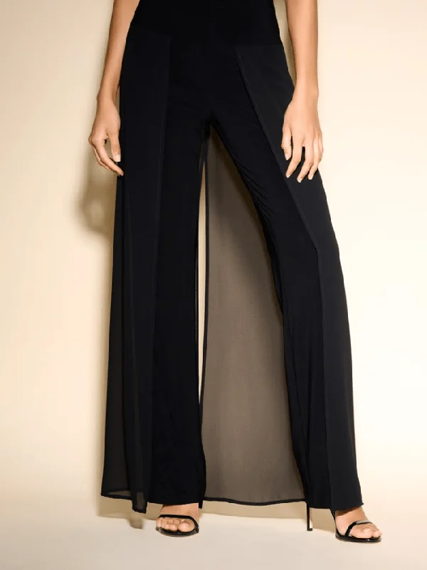 Joseph Ribkoff Chiffon Overlay Straight Leg Trousers 233773 Col 11 Trousers Hiking Durable