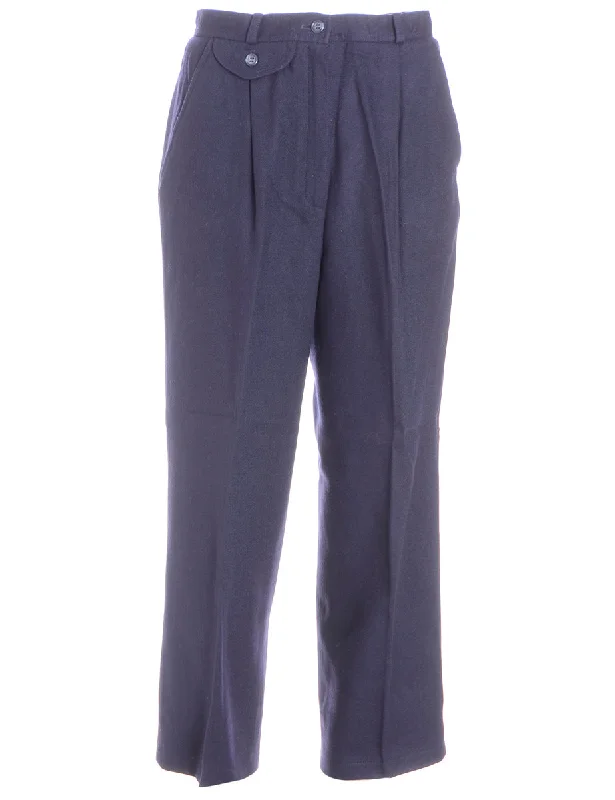 Label Cropped Dana Tapered Trousers Trousers chic elegant