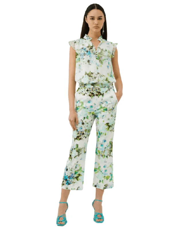 Marella VARCO Floral Trousers 23313114322 002 Trousers Versatile Stylish