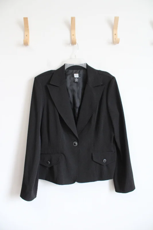 Studio 1940 Black Blazer | XL Women's Simple Blazer