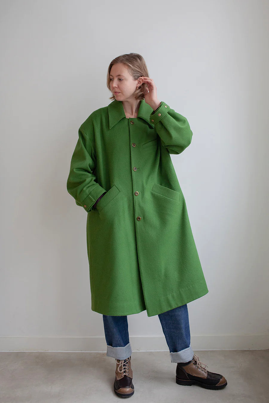 PDF Pattern - Darcy Coat | The Modern Sewing Co. Hooded Caped Scarf