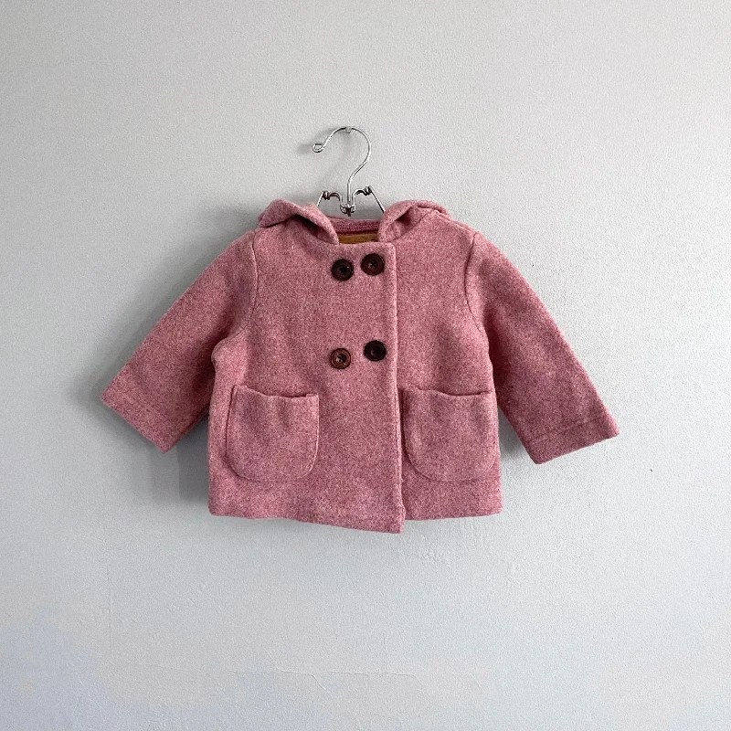 La Petite Collection / 100% Wool coat / 0-6M Boat Shawl Notched