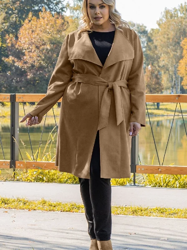 Coat plus size Karko Zip Front Button Front Snap Front