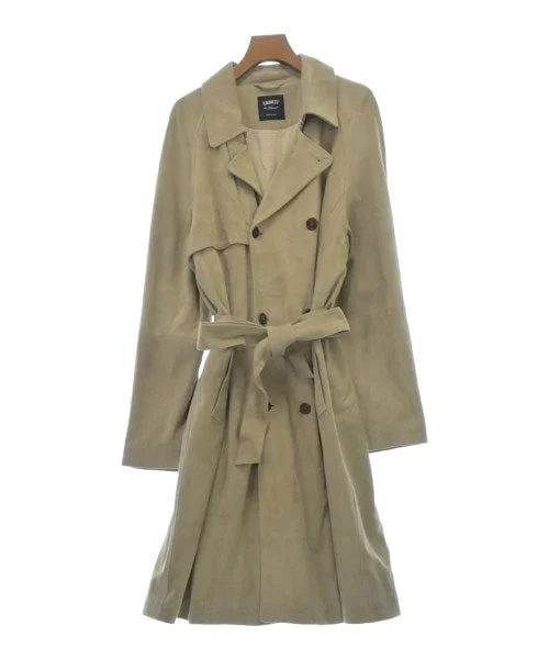 EMMETI Trench coats empire Basque Peplum