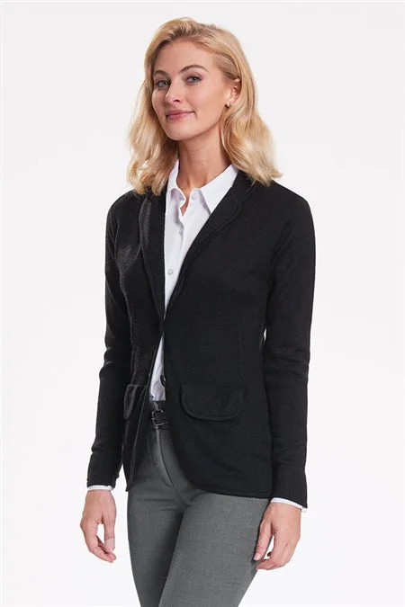 Ladies' Lola Sweater Blazer - Black Women's Unique Blazer