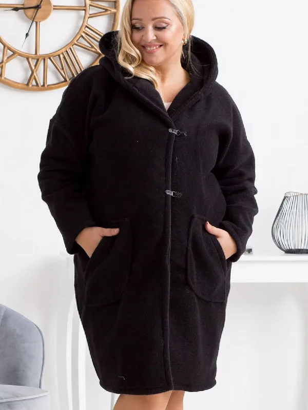 Coat plus size Karko Front Pockets Side Pockets Patch Pockets